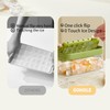 Ice Cube Tray with Lid and Bin, 2 Pack of