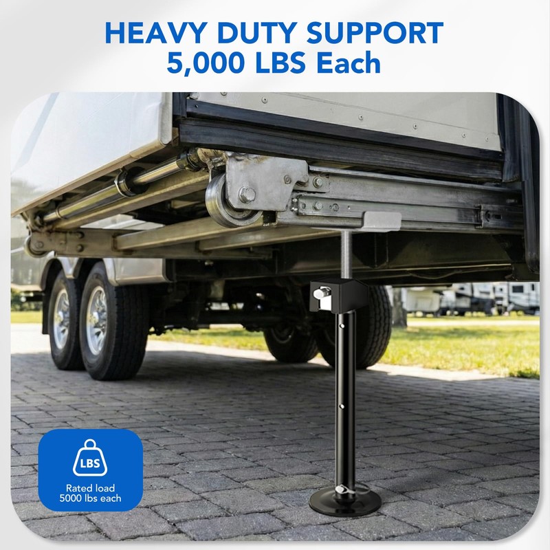 BYERN AUTO RV Slide Out Support Jacks Set of 2,