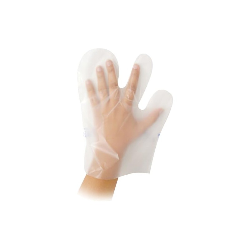 Wertpack Cleanhands 100 x 3 Finger Gloves Coex PE 70
