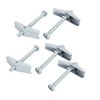 uxcell M6 x 75mm Male Thread Spring Loaded Hollow Wall