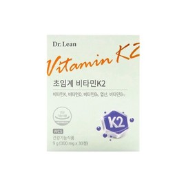 Dr.Lin Supercritical Vitamin K2 300mg x 30 tablets An / 닥터린 초임계 비타민K2 300mg x 30정 An