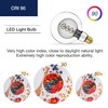 FLSNT G125(G40) Vintage Large Dimmable LED Bulb, 2700K Soft White,
