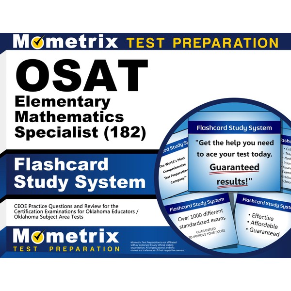 OSAT Elementary Mathematics Specialist (182) Flashcard Study System: CEOE Practice