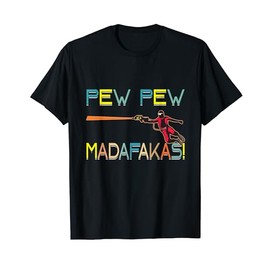 Laser Tag Player Pew Pew Madafakas Funny Laser Tag Squad T-Shirt
