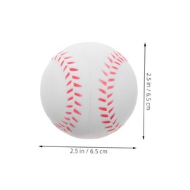 CORHAD Indoor Practice Teeball Set 5 Pack Sponge Baseballs for Boys and Girls Baseball Training