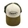 PETERBILT Motors Trucks Olive Green & Tan Brown Snapback Mesh