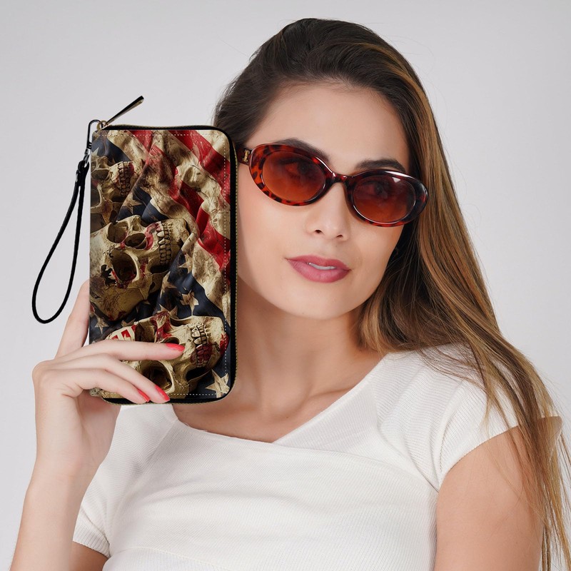 ACWDMKH Ladies Wallet,Clutch Purses for Women Wallets Leather Credit Card