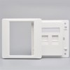 Female To Female CAT6 Gigabit Dual-Pass Network Wall Plug RJ45