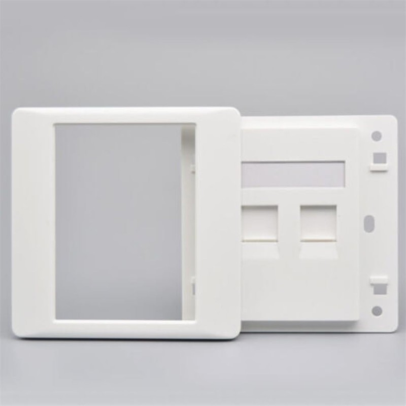 Female To Female CAT6 Gigabit Dual-Pass Network Wall Plug RJ45