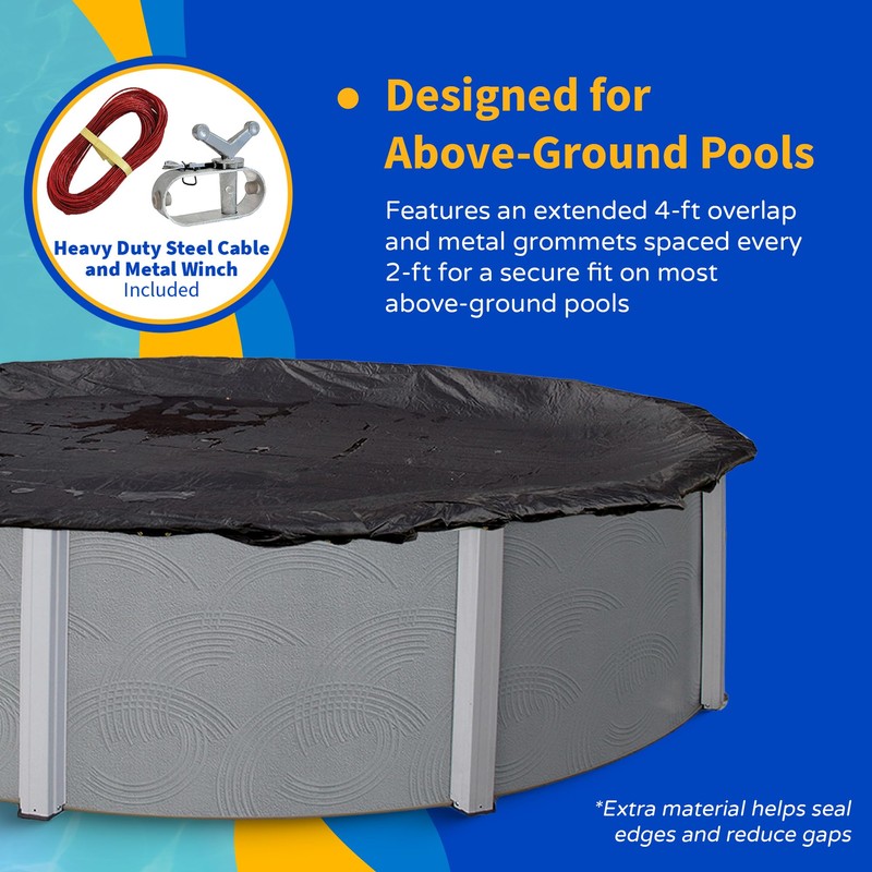 Blue Wave Rugged Mesh 15 ft 8-Year Above Ground Pool