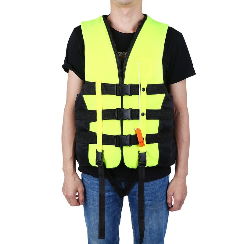 Universal Foam Children Aid Life Jacket Boating Skiing Safety Vest(Green