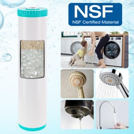 H&G Lifestyles Water Descaler Cartridge,Replacement for 20 x 4.5 Whole House Water Filtration System, Anti-Scale Filter,Polyphosphate Inhibitor Filter,Compatible with 20 Inches Filter Housing