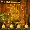 Ollny Outdoor String Lights Waterproof, 400LED 132ft Warm White Fairy