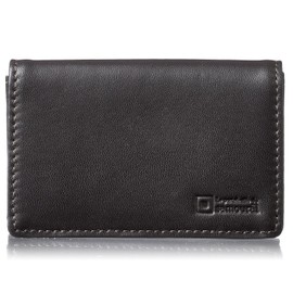 ¢Le portefeuille dusamoural [Ultra Lightweight Only 1.2 oz (35 g)] Men's Simple, Lightweight and Thin Business Card Holder, Choco