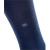 Burlington Leeds Knee Socks Opaque Warming Effect Virgin Wool, Blue