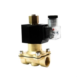 EHHXTXFWA 1/4" 1/2" 3/4" 1" 2" Normally Open Brass Electric Water Valve 220VAC 24VDC 12VDC 24VAC 110VAC Normally Open Solenoid Valve(24VAC,1 Inch)