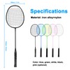 Training Badminton Racket Physical Education Exercise Sports Equipment Iron Alloy