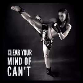 Handmade Clear Your Mind Of Can't Healthy Body Exercise Refrigerator Fridge MAGNET
