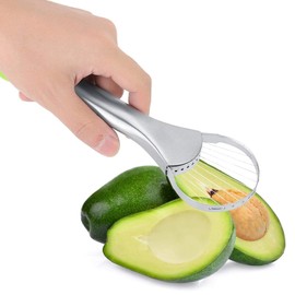 Avocado Slicer, Avocado Pit Remover Cutter/Peeler, Stainless Steel Avocado Slicer Avocado Saver 2-in-1 Avocado Tool