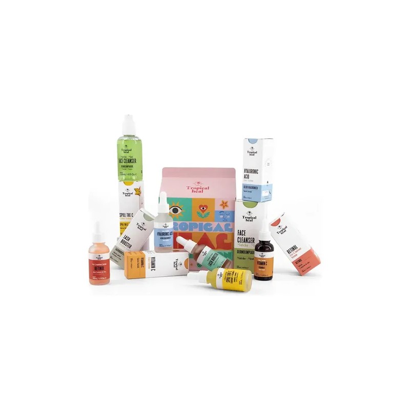 Kit Cuidado Facial Completo Tropical Heal Collection 6 Pzs.