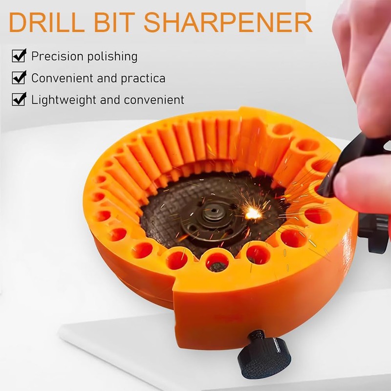 Drill Bit Sharpener, Power Drill Bit Grinding Attachment, Giant Blade