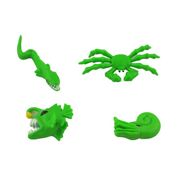 Replacement Parts Bag for Imaginext Ocean Boat N0763 ~ Replacement 4 Sea Creatures Crab Fish