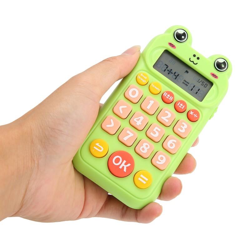 Kids Oral Arithmetic Toy Clear Voice Prompts LCD Screen Portable