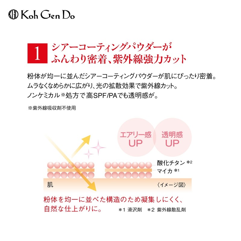 Gangwon-do (Kogendou) UV Face Powder (4g) SPF50+PA++++ Soft Beige