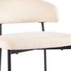 Walker Edison Modern Curved Back Counter Stool Filled Foam, Set