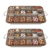 Ailelan Brownie Pan with Dividers, Brownie Pan, Non Stick Brownie
