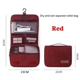 Toiletry Water Resistant Wash Bag - Travel Toiletry Cosmetic Bag Portable Shaving Bag Makeup Organizer