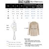GRACE KARIN Womens Cardigan Full Zip Cardigans Long Sleeve Cardigan
