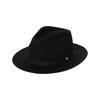Brixton Messer Packable Fedora Black/Black, XL