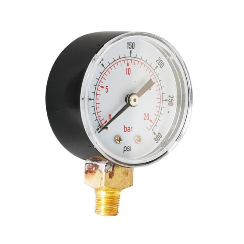 iplusmile 3pcs High Precision Npt Pressure Gauge Psi Bar Markings
