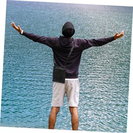 LIFKOME 1pc Multi-function Storage Bag Men Casual Bag Tote Organizer Running Pouch