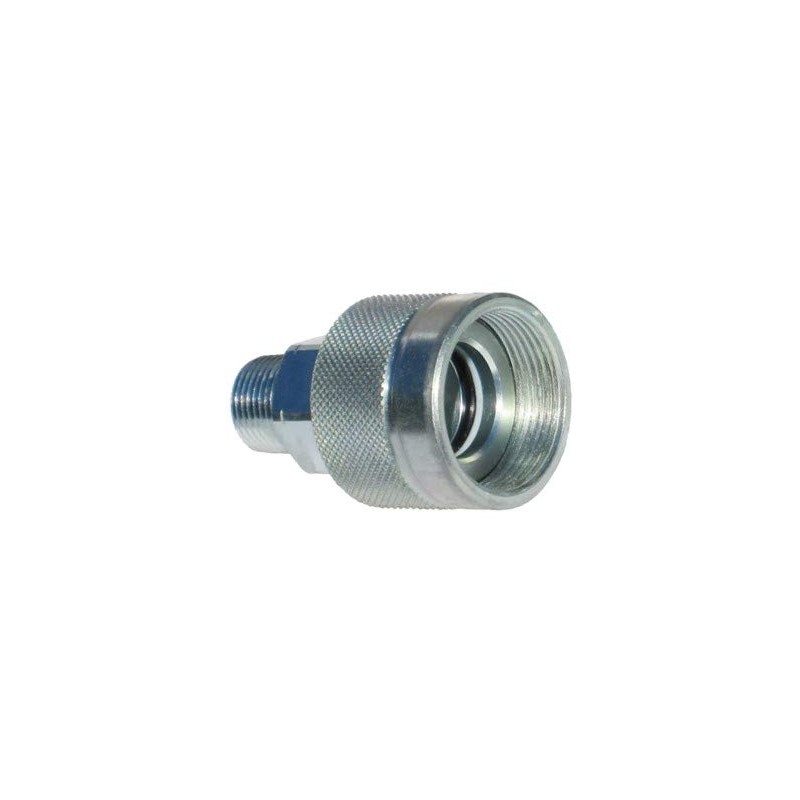 3/8" NPT High Pressure Hydraulic Quick Coupler Set with Poppet-