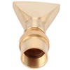 Brass Narrow Fan Jet Water Fountain Nozzle Spray Head Adjustable