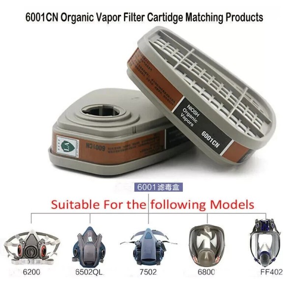 Unbranded 1 Pair Respirator Cartridge/Filt