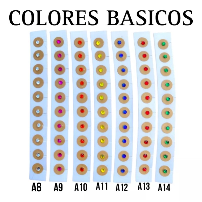 Productos comerciales mx Balines Con Piedra Swarovsky Auriculoterapia 200 Piezas