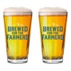 Busch Light Farmers Pint Glass - Set of 2