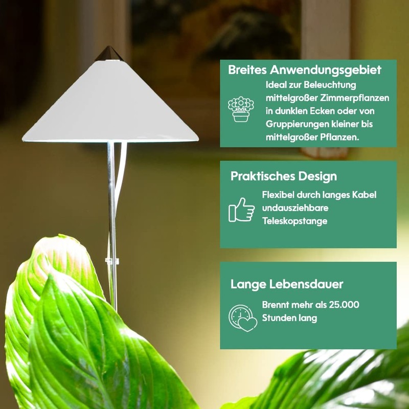 Venso E504 110 SUNLiTE LED-Pflanzenlampe 24V LED fest eingebaut 7W