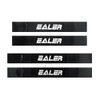 EALER Heavy Duty Hockey Shin Straps for Easy Use (Black)