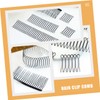 Gatuida 5Pcs Invisible U Shape Hair Finishing Fixer Combs for