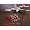 1:400 Model Airport Accessories - 16 Piece Baggage Cart &