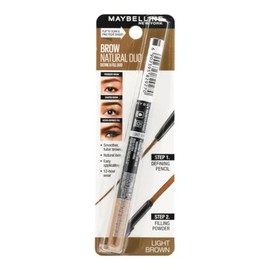 Maybelline Brow Natural Duo 20 g, Light Brown
