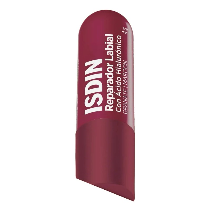 Bálsamo Reparador Labial Color Granate Isdin