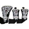 SelectPlaza Premium PU Leather Driver Wood FW 3 Piece Head