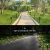10 Pack Solar Pathway Lights Outdoor - Bright Solar Powered