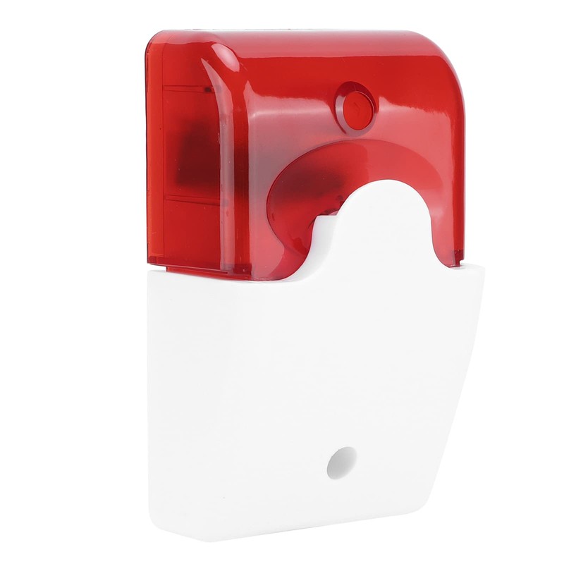 Sound Light Alarm Wired 12v Dc Adjustable Volume, Led Flashing