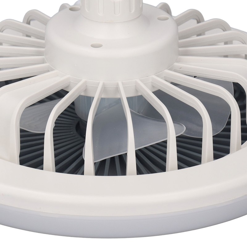 Small Ceiling Fan with Light Remote Control E27 Lamp Holder
